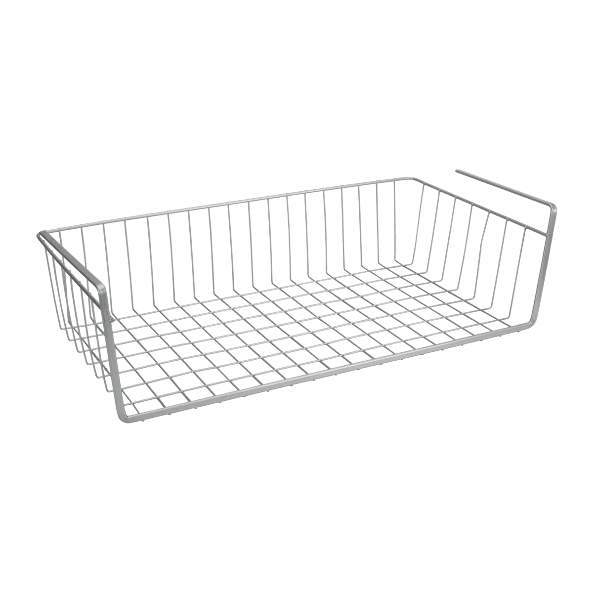 Cesto para móvel inferior 50 x 25,5 x 14 cm aço cinza Metaltex Kanguri - 2