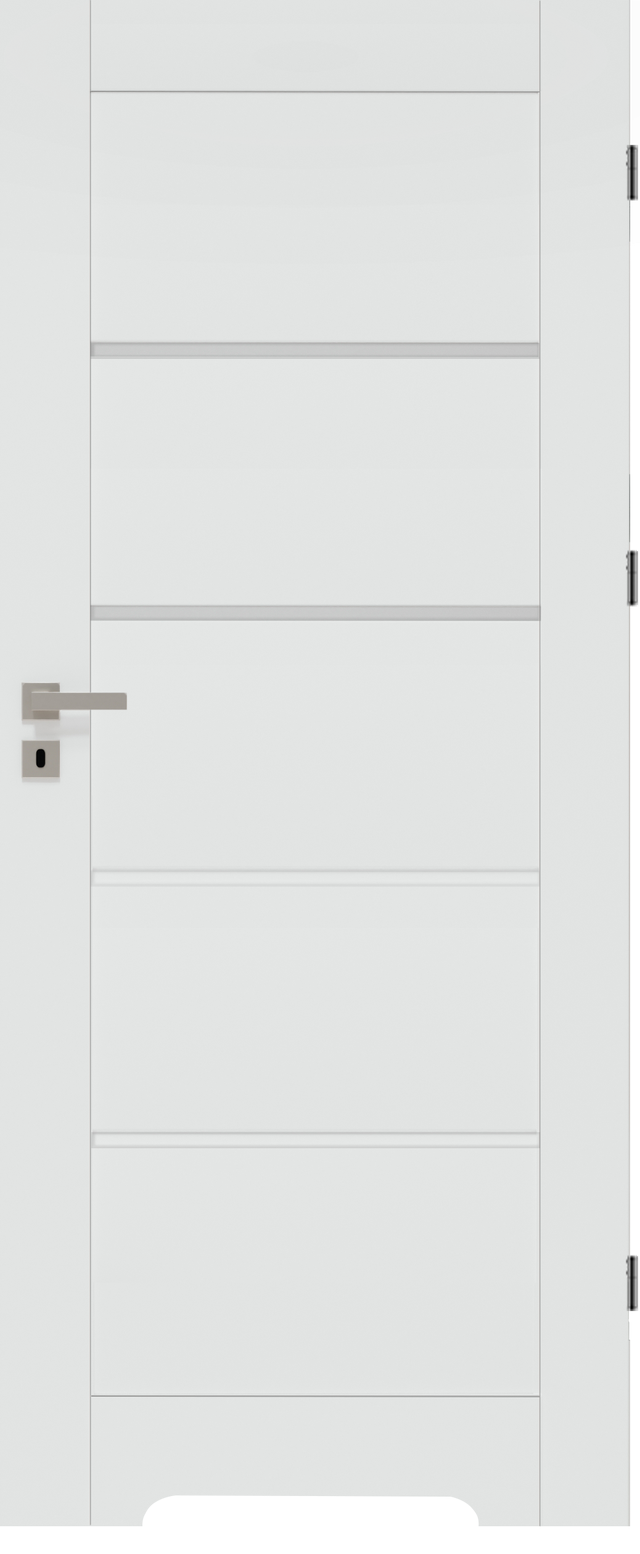 Drzwi wewnętrzne 70 prawe łazienkowe z podcięciem wentylacyjnym Islen białe