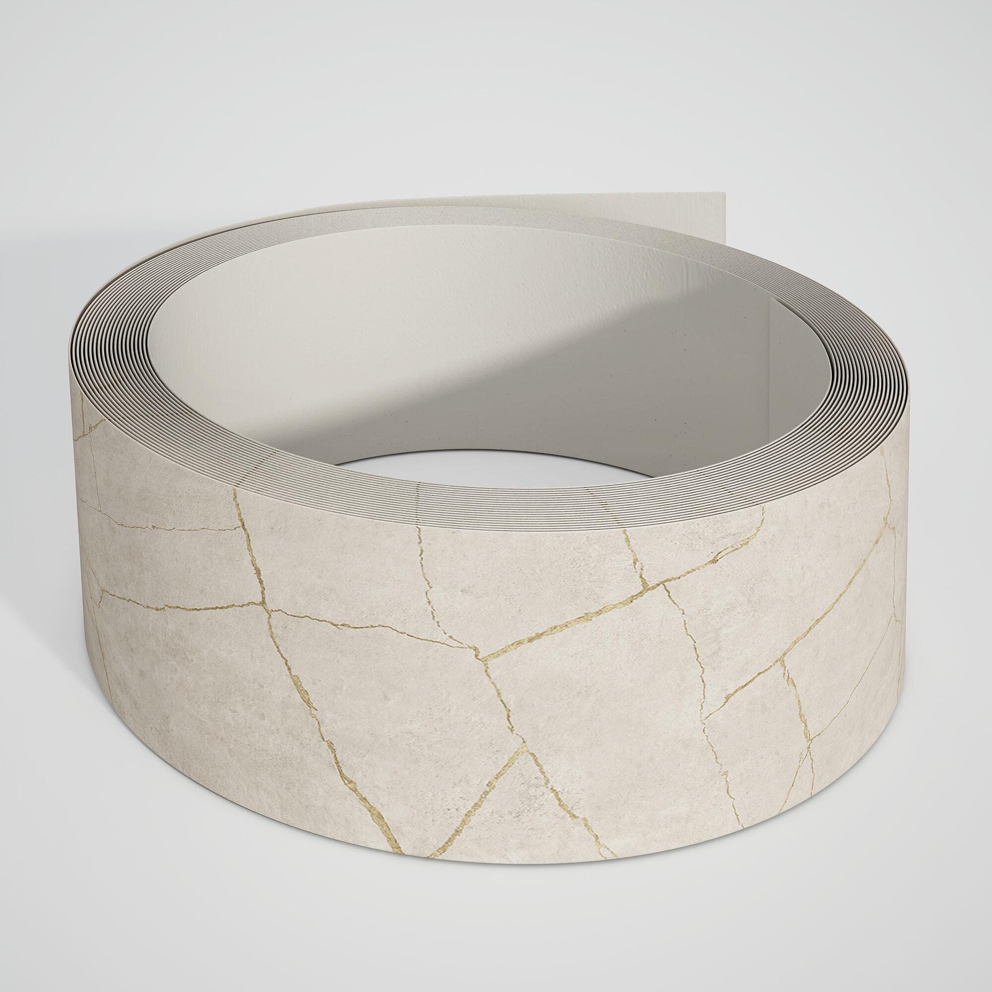 Kit 2 cantos de encimera laminada para cocina Hudson porcelain gold 4,5x65 cm - 3