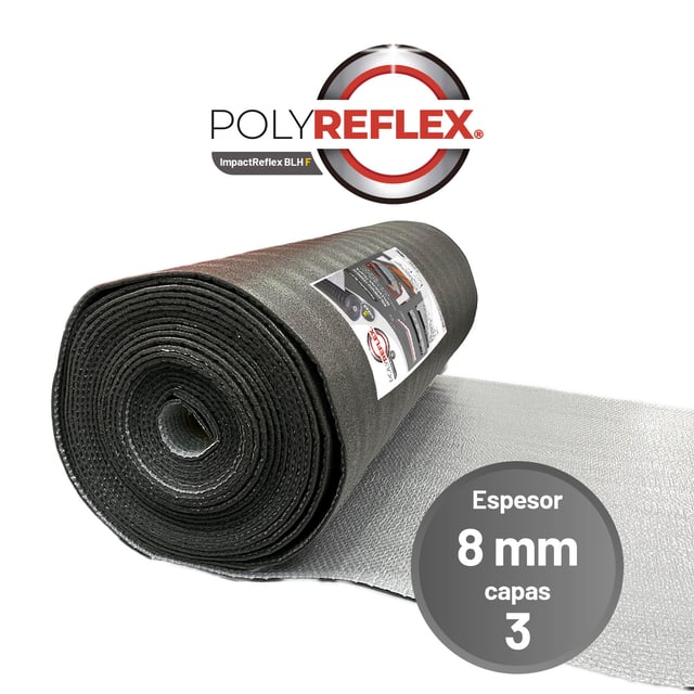 AISLAMIENTO TERMICO REFLEXIVO POLYREFLEX BLH-F 1.20 x 15 M
