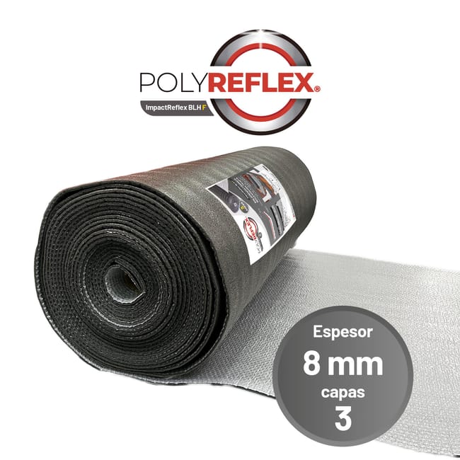 AISLAMIENTO TERMICO REFLEXIVO POLYREFLEX BLH-F 1.20 x 15 M - 1