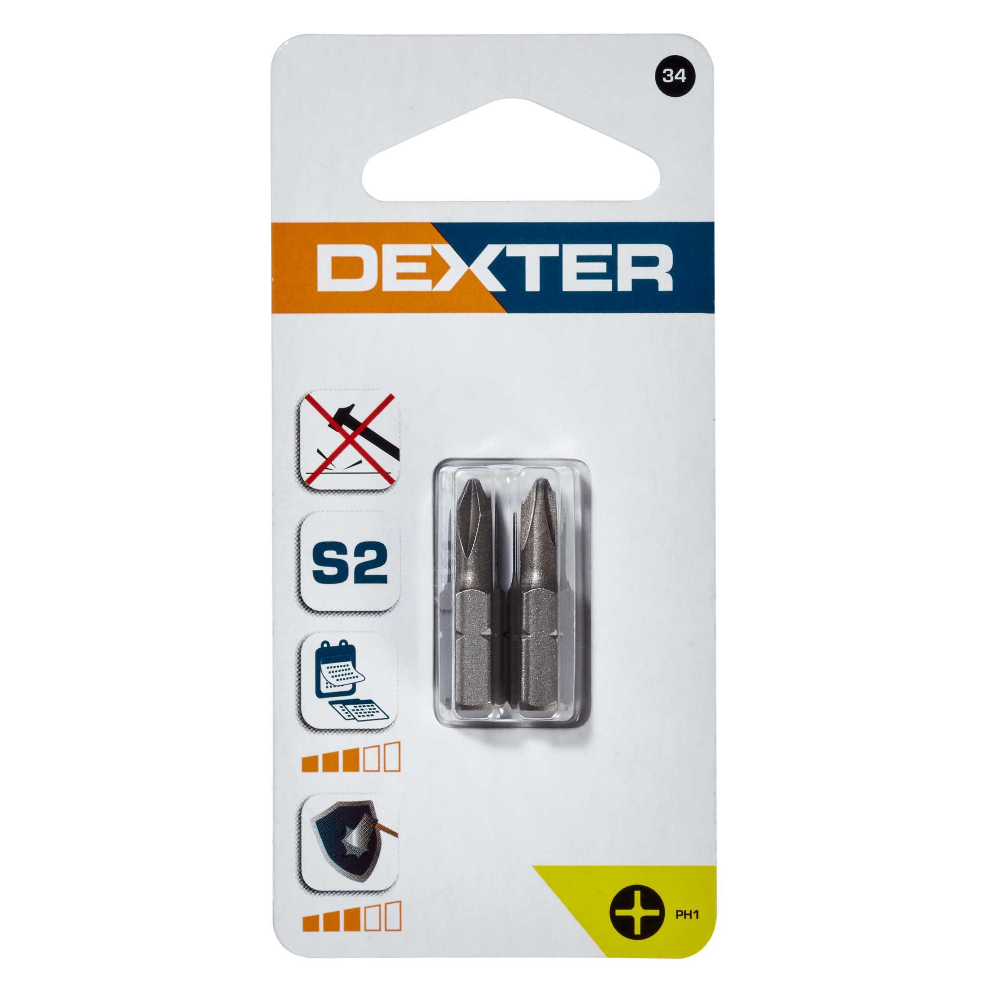 Biti S2 PH1 Dexter, otel, 25 mm (set 2 buc)
