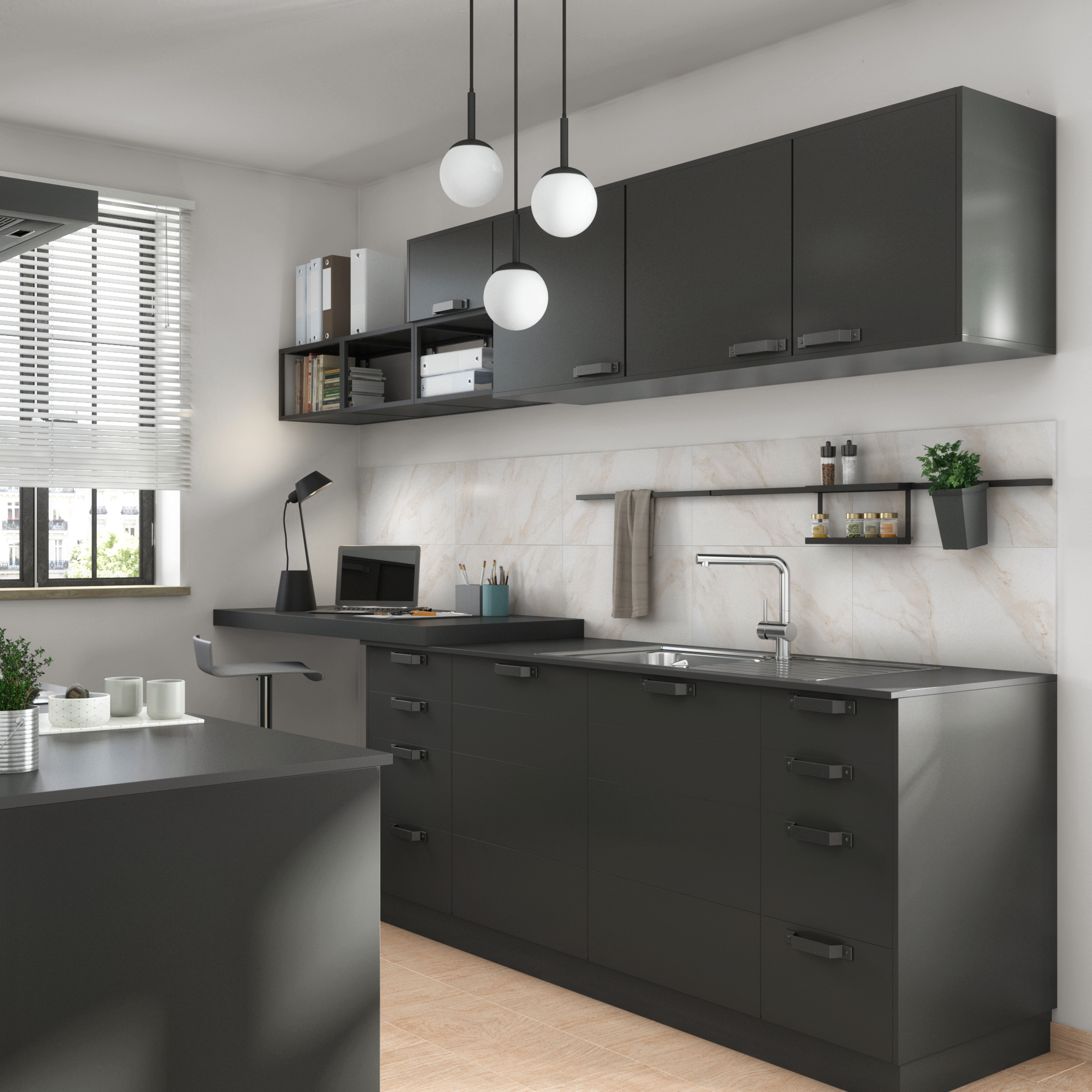 Piastrella da pavimento e rivestimento interno 30 x 60 cm Sp. 7.4 mm rettificato Remix Marble in gres porcellanato smaltato bianco marmorizzato opaco traffico intenso (pei 4/5) R9 1.44 mq - 5