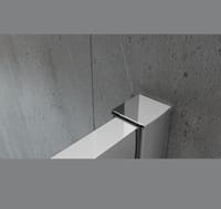 MAMPARA DE DUCHA RECTANGULAR CORREDERA LEXIE 70X120CM CROMO - 3