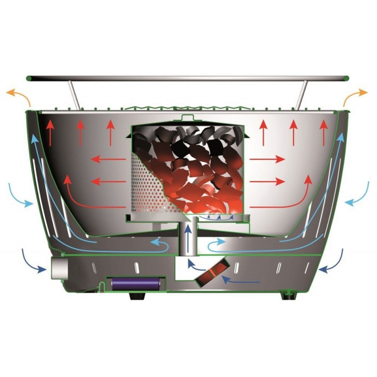 Barbecue a carbonella portatile LOTUS GRILL ø 35 cm - 3