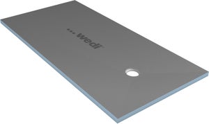Receveur De Douche Recoupable Doporro 80x120cm - Pente Intégrée, Carrelable, Matériau écologique XPS