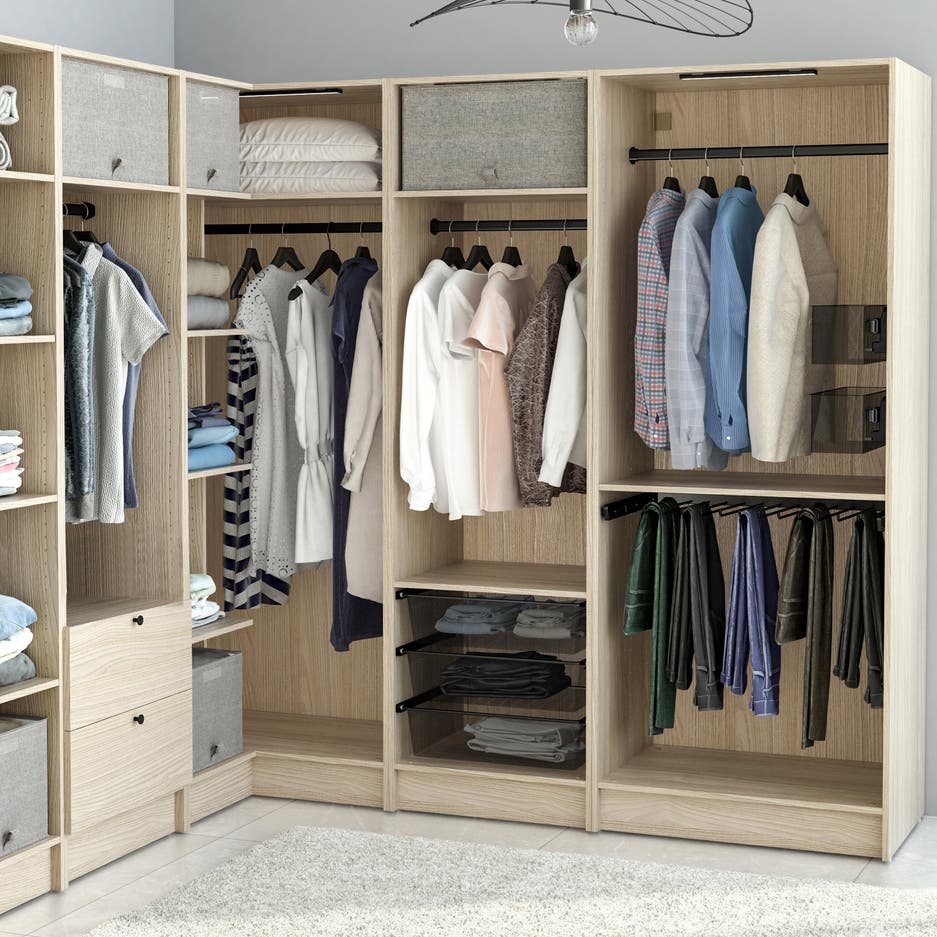 armario modular sin puertas