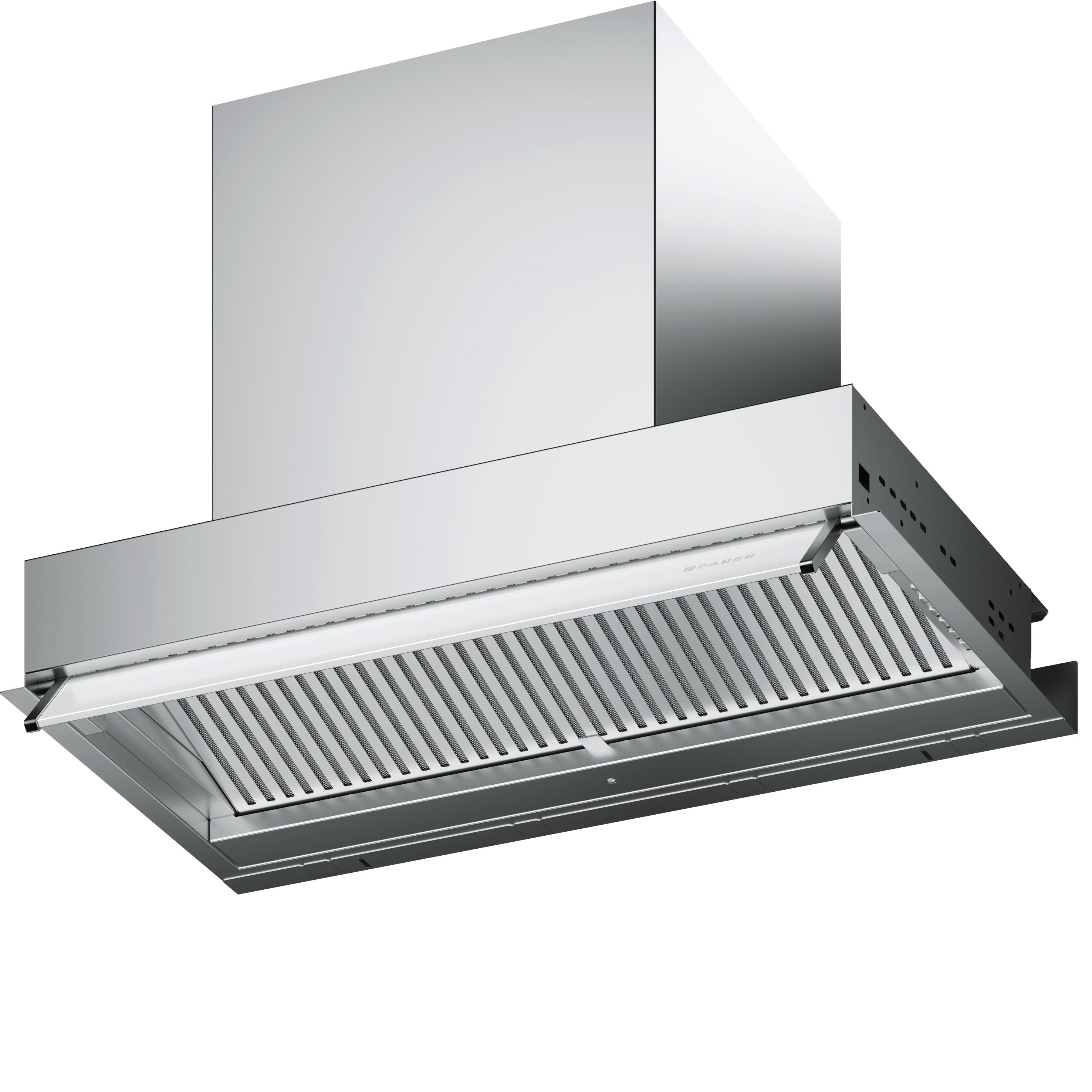 Cappa a incasso IN-NOVA ZERO DRIP LITE A75 FABER argento L 75 cm - 2