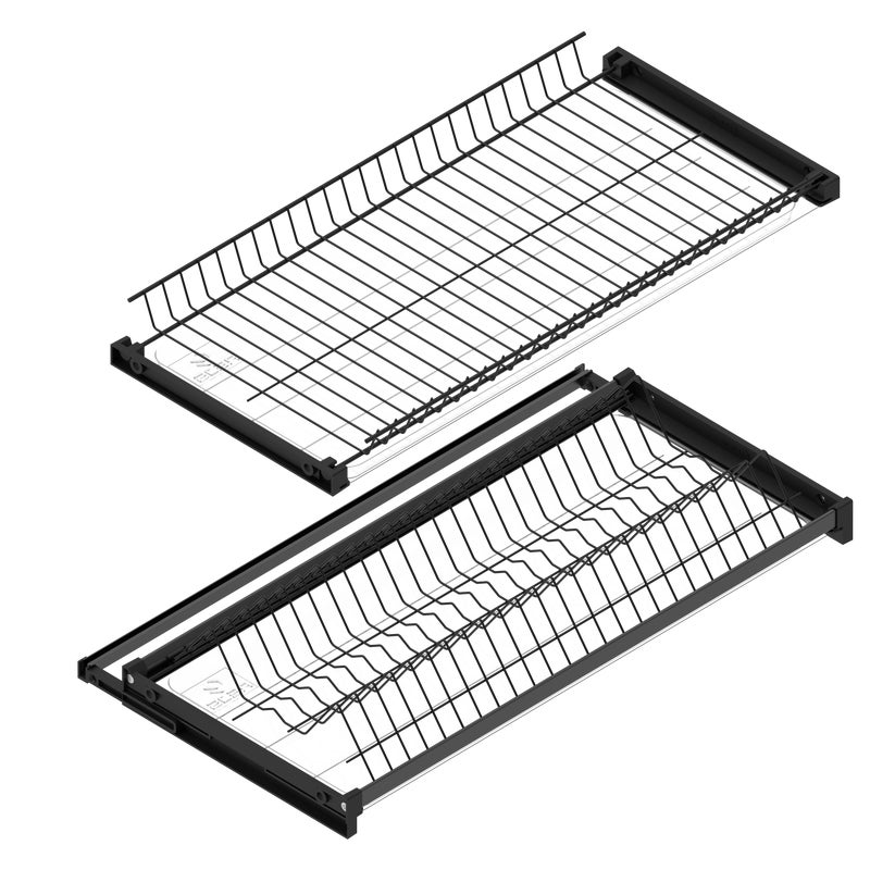 Suszarka do naczyń szafkowa 90 cm czarna z profilem Variant3 Rejs