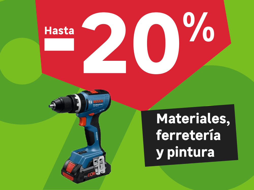 Materiales, ferretería y pintura