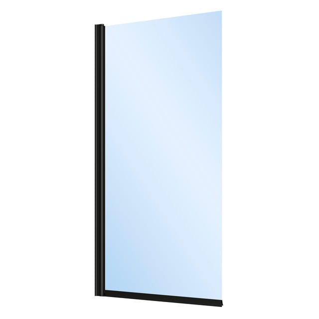 BIOMBO DE BAÑERA ABATIBLE NAVY 85X140CM NEGRO