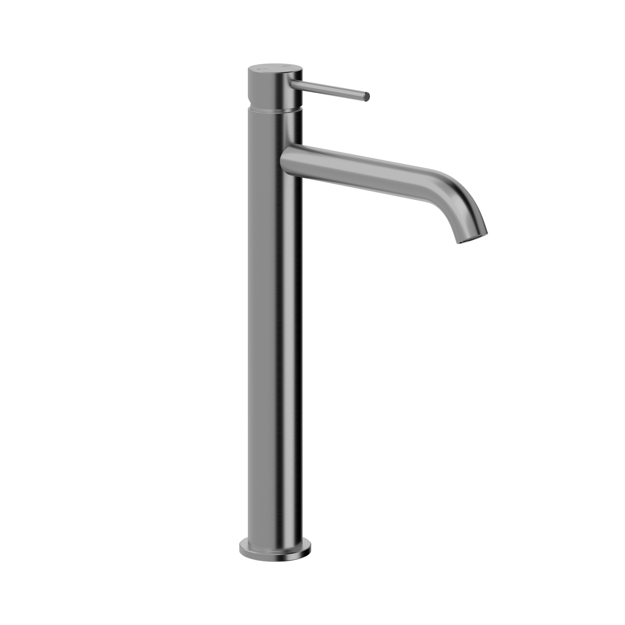 Bateria umywalkowa nablatowa Flint szary mat Armatura Kraków