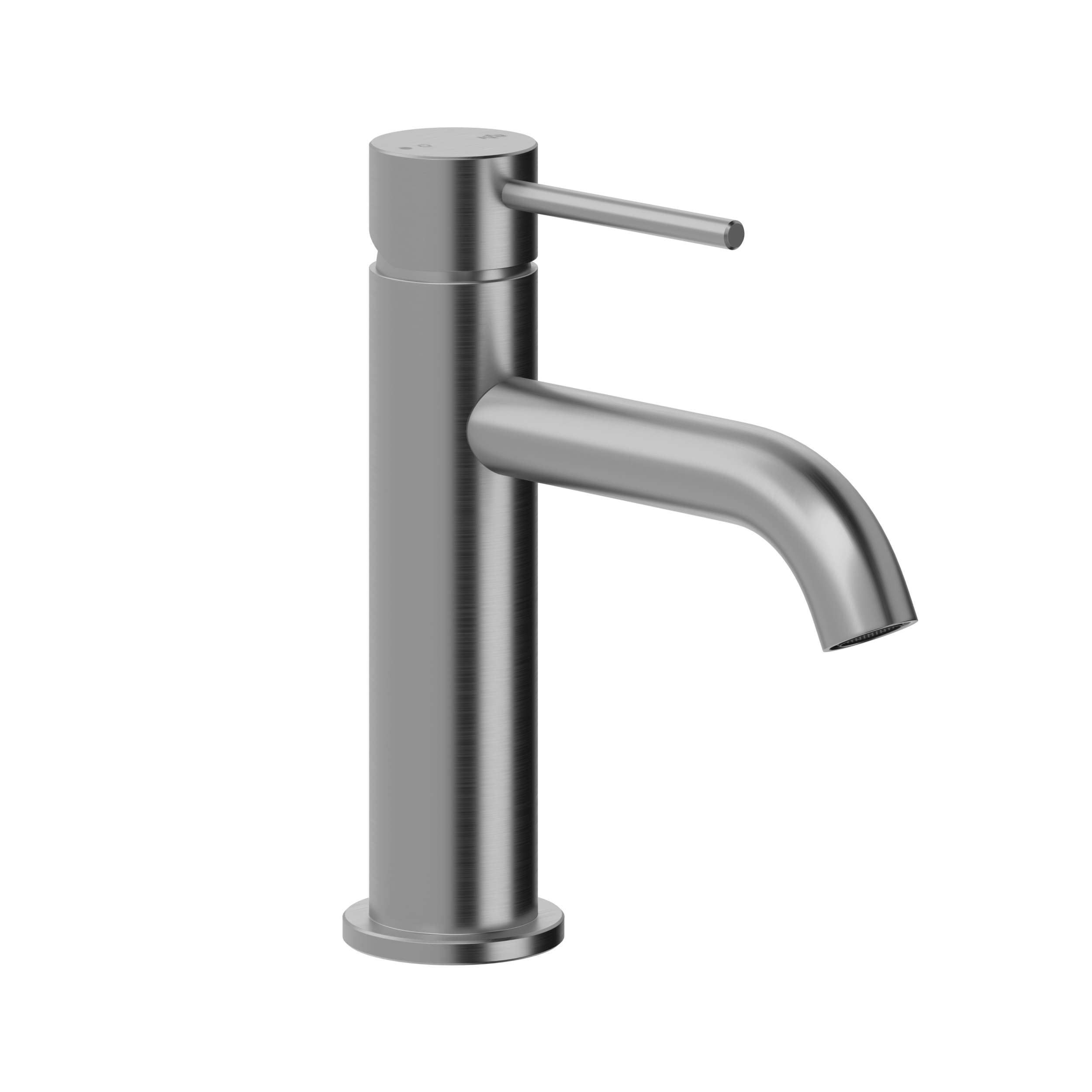 Bateria umywalkowa stojąca Flint szary mat Armatura Kraków