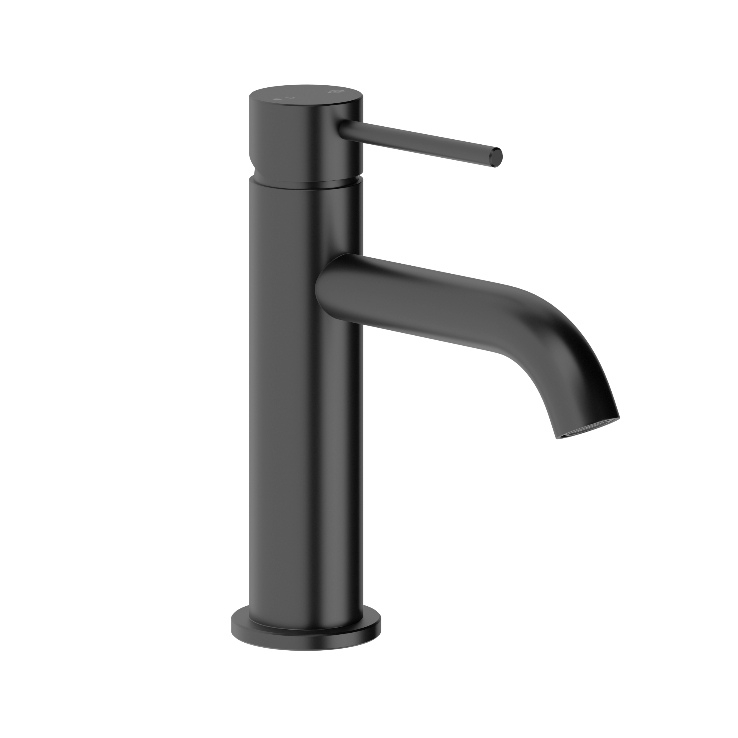 Bateria umywalkowa stojąca Flint czarny mat Armatura Kraków