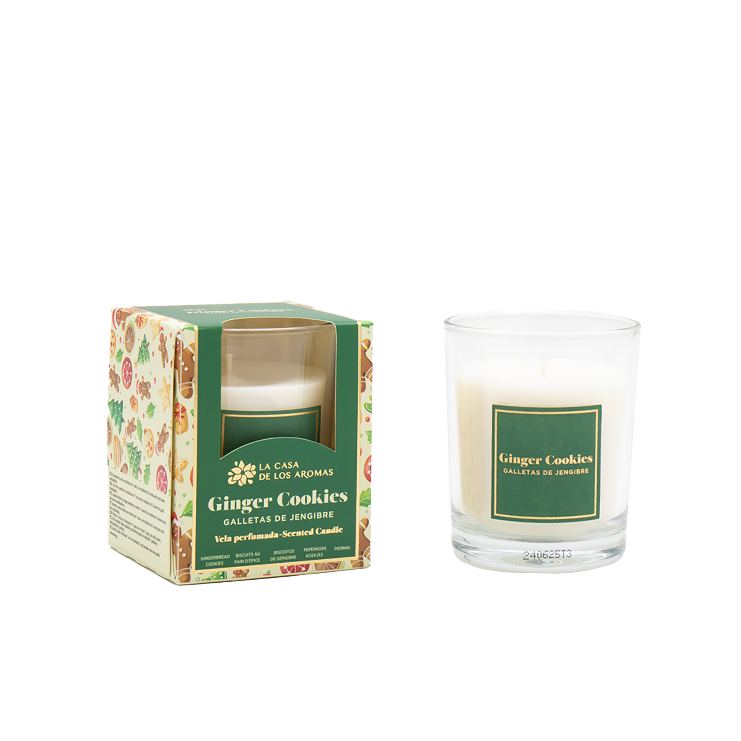 Świeca zapachowa w szkle świąteczna Ginger Cookies La Casa de los Aromas