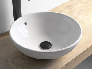 IMEX - Valvula de Click Clack Apta para lavabos y bides - Desagüe Lavabo  Fácil instalación - Universal con o sin Rebosadero, Oro Cepillado-VCC020
