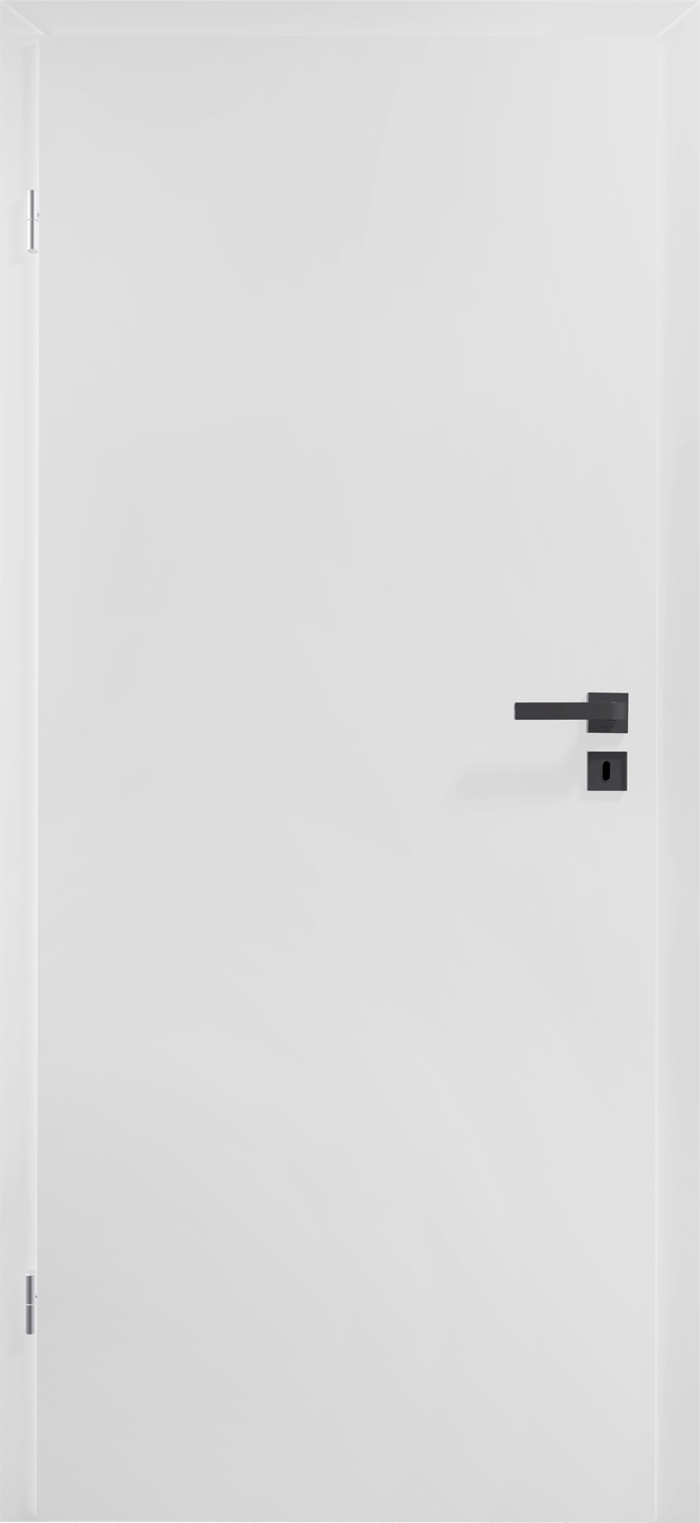 Drzwi wewnętrzne pełne Basic Białe 90 Lewe Voster