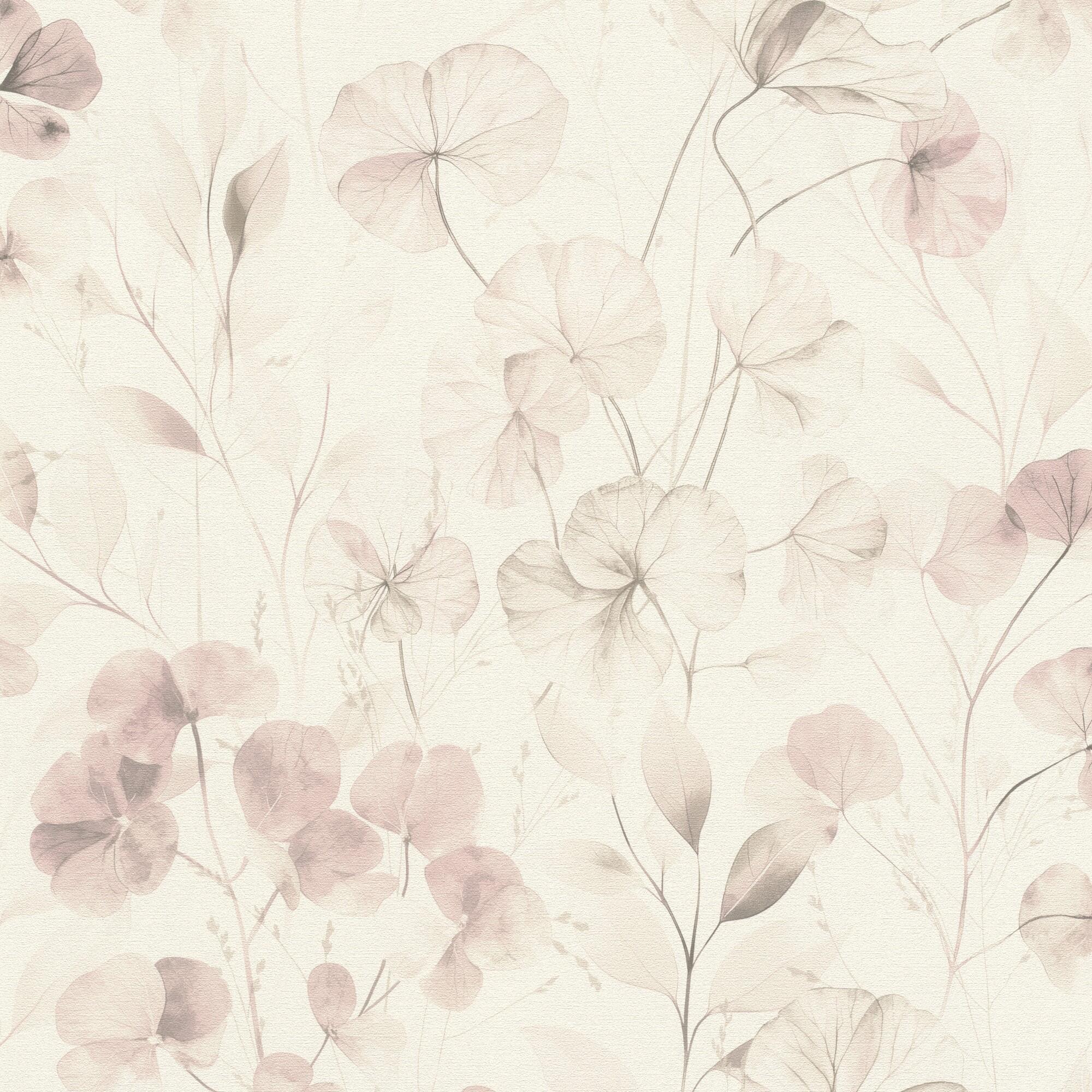 Papel pintado vinilo aplicación cola en pared Botánico, plantas o floral 709056 multicolor  RASCH 53cmx10m superlavable. Apto para cocinas o baños - 2