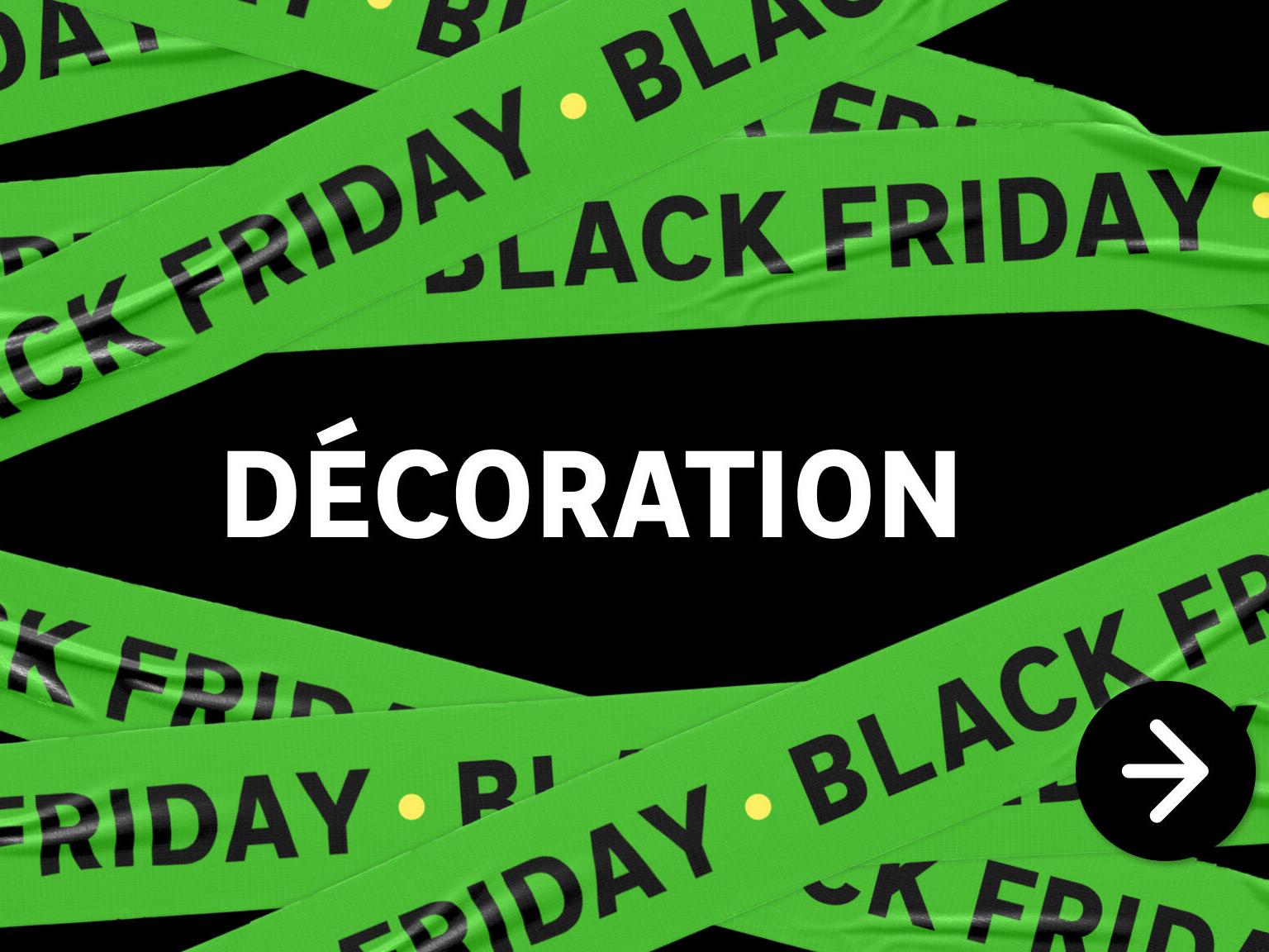 black friday décoration