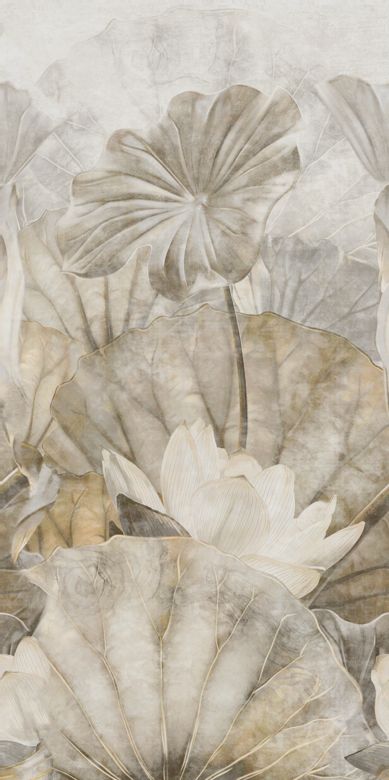 Obraz Mural Nenufary el. A 1z4 elementy 60x120 Alfa Cer