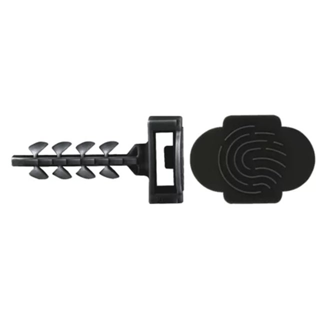 TACOS BRIDA 6MM NEGRO IFB 100UDS