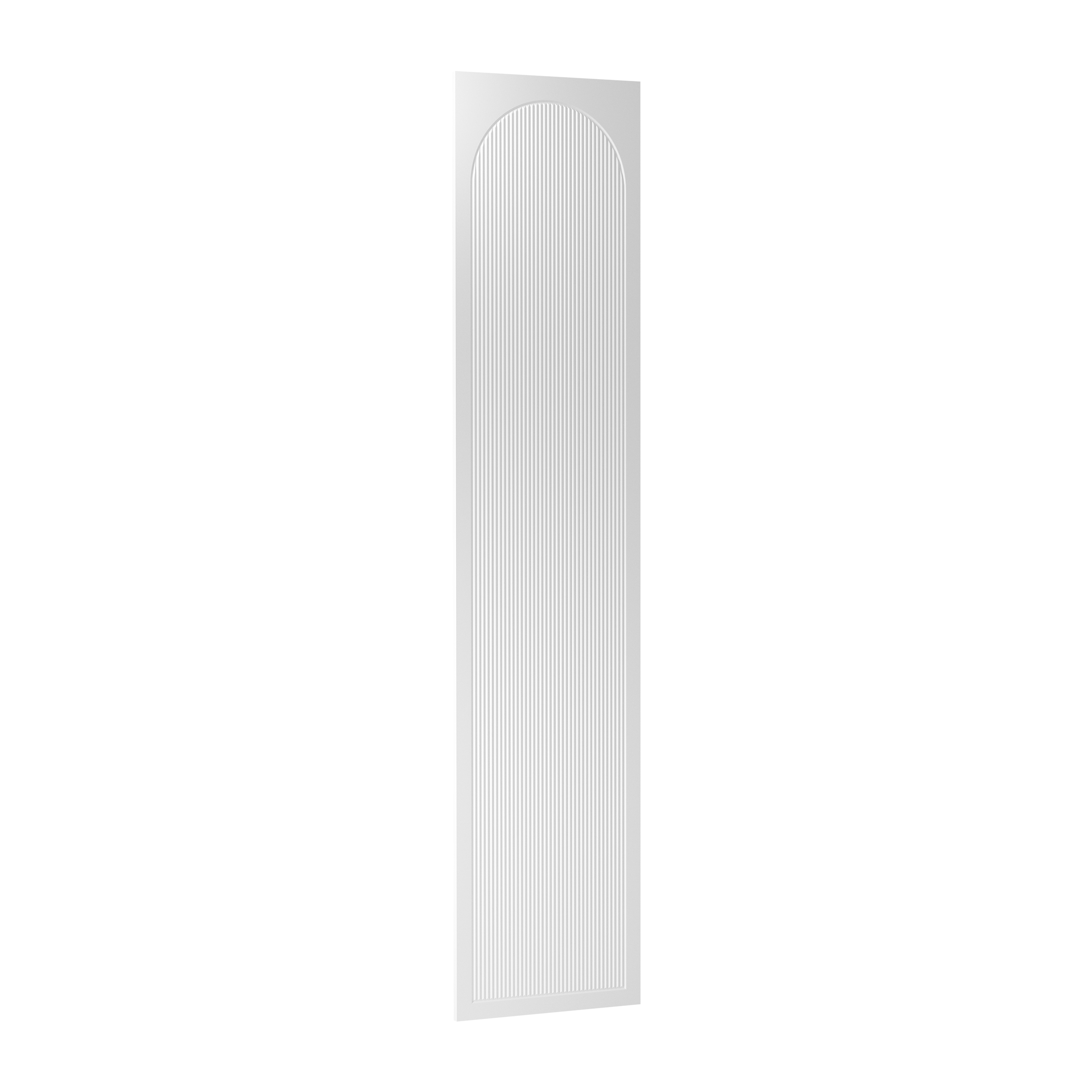Front szafy frezowany 50x226 cm Yasu biały prawy