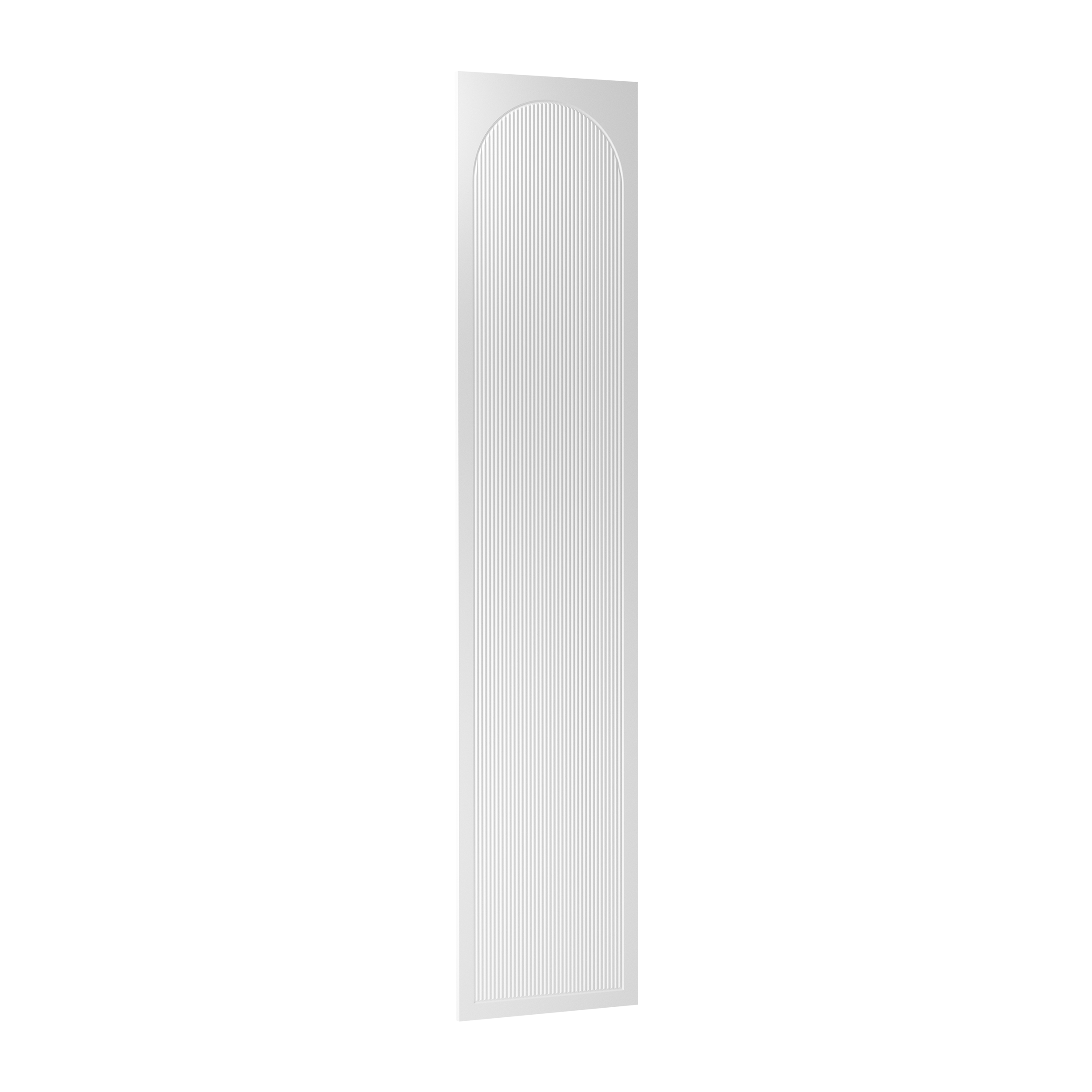 Front szafy frezowany 50x232 cm Yasu biały prawy