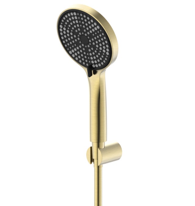 KIT DE DUCHA CON SOPORTE IRIS 3 FUNCIONES ORO