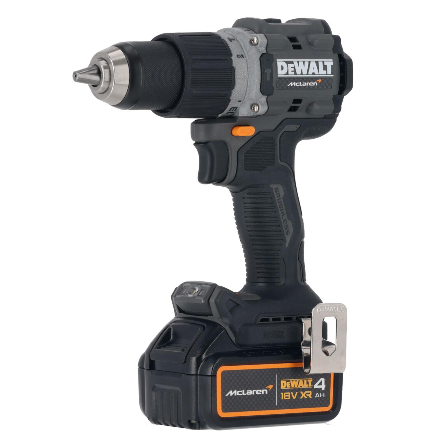 Taladro percutor a batería DEWALT 18V Brushless - 2 baterias Li-Ion 4Ah y maletín TSTAK - DCD85MM2T-QW - 2