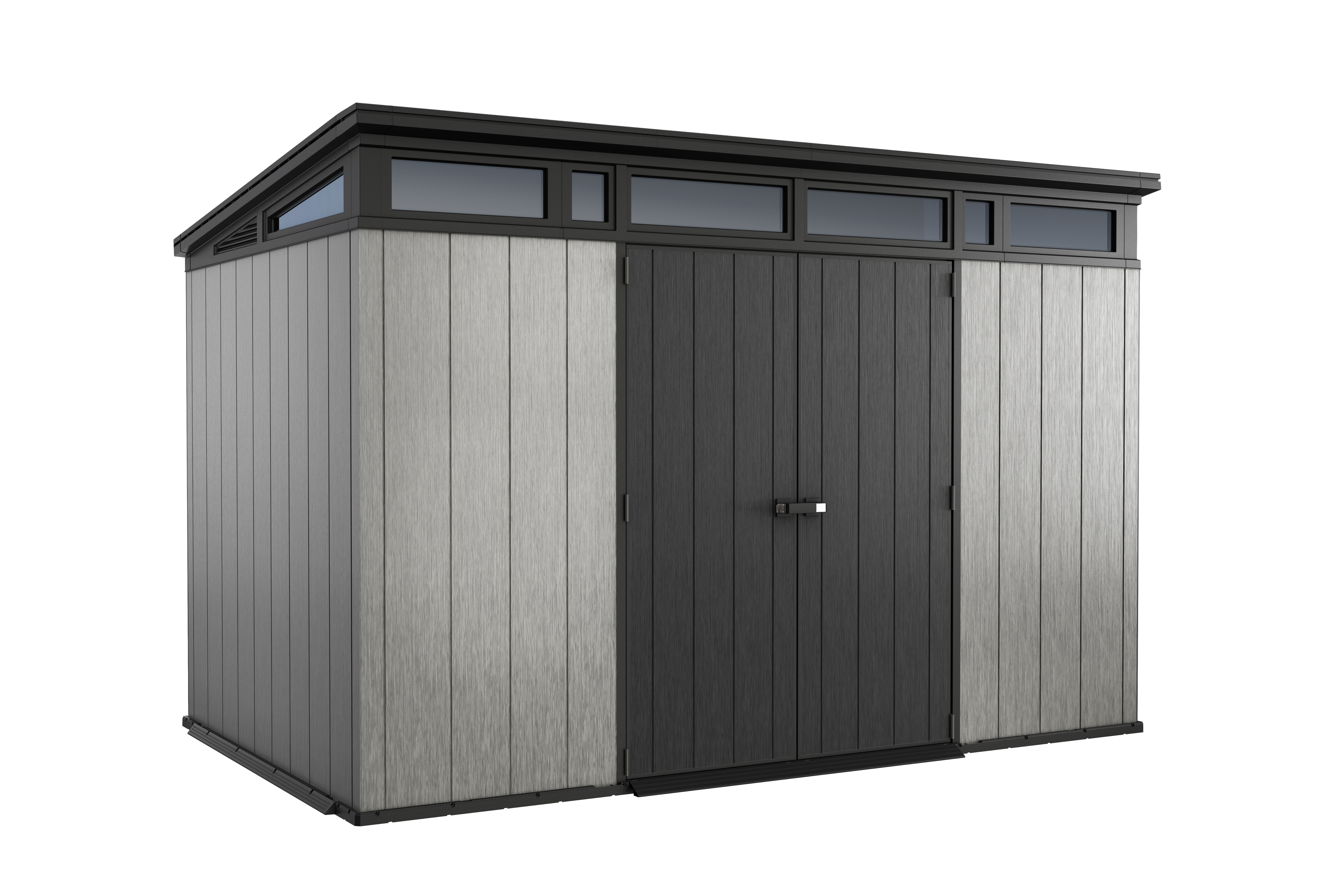 Caseta de resina Artisan de 340x226x218 cm y 7.4 m2 con 20 mm espesor y doble puerta abatible KETER - 8