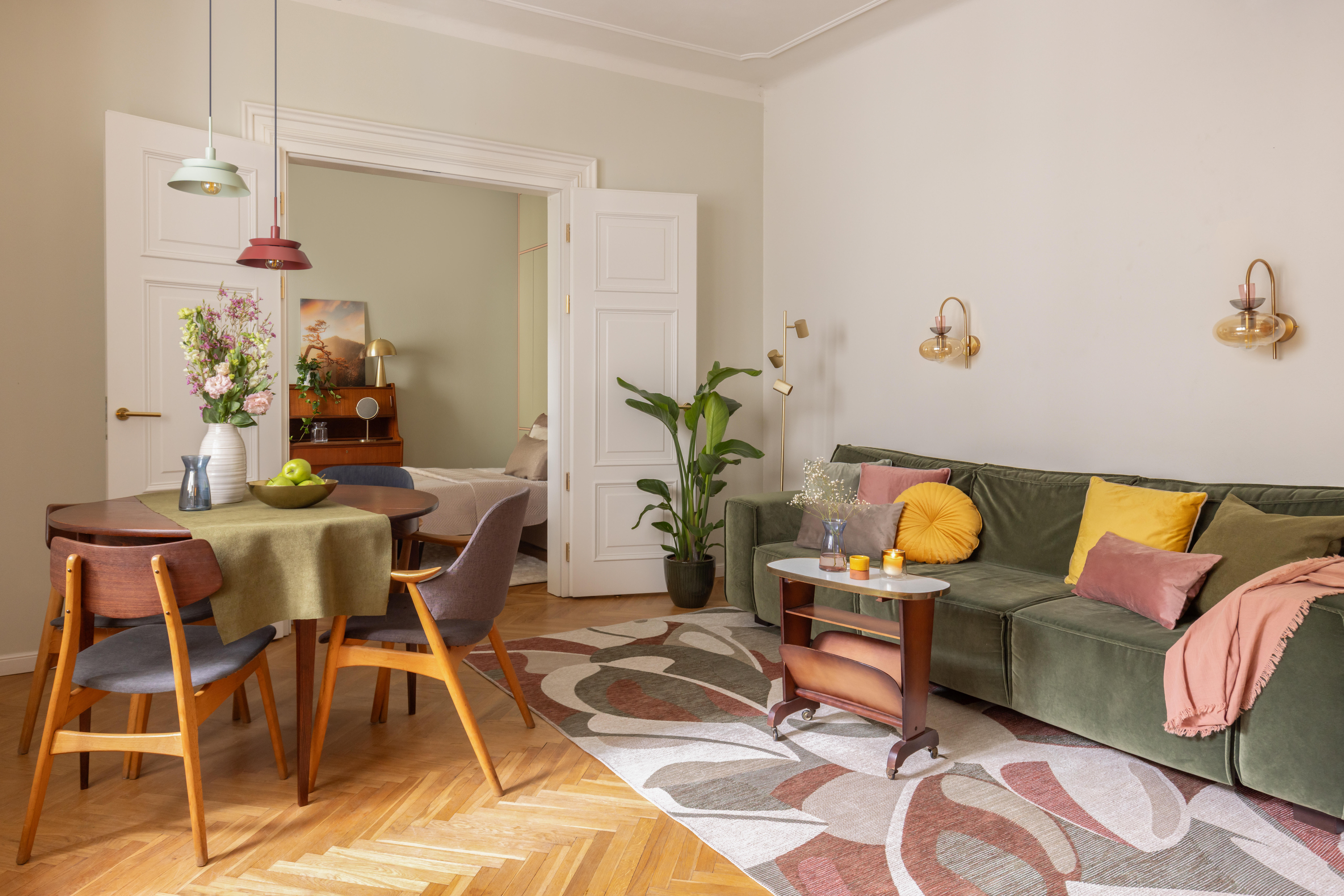 Kinkiet Fanda bursztyn E27 Italux - 3