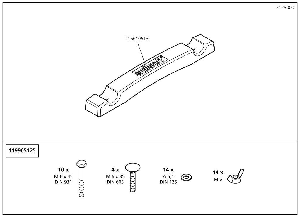 Range-bûches modulable WOLFCRAFT Réglable 2dimensions - xxl - 10