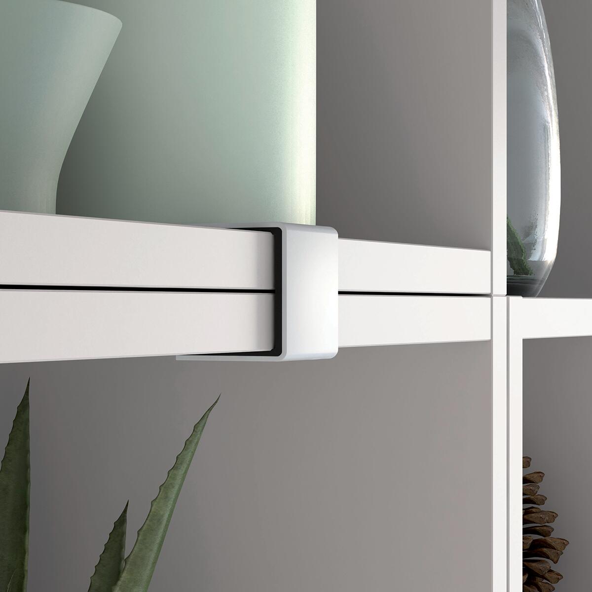 Chiusura del mobile SPACEO in acciaio epossidica bianco L 35 x H 35 X Sp 1.5 mm - 10