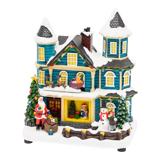 Villaggio di Natale H 23 cm