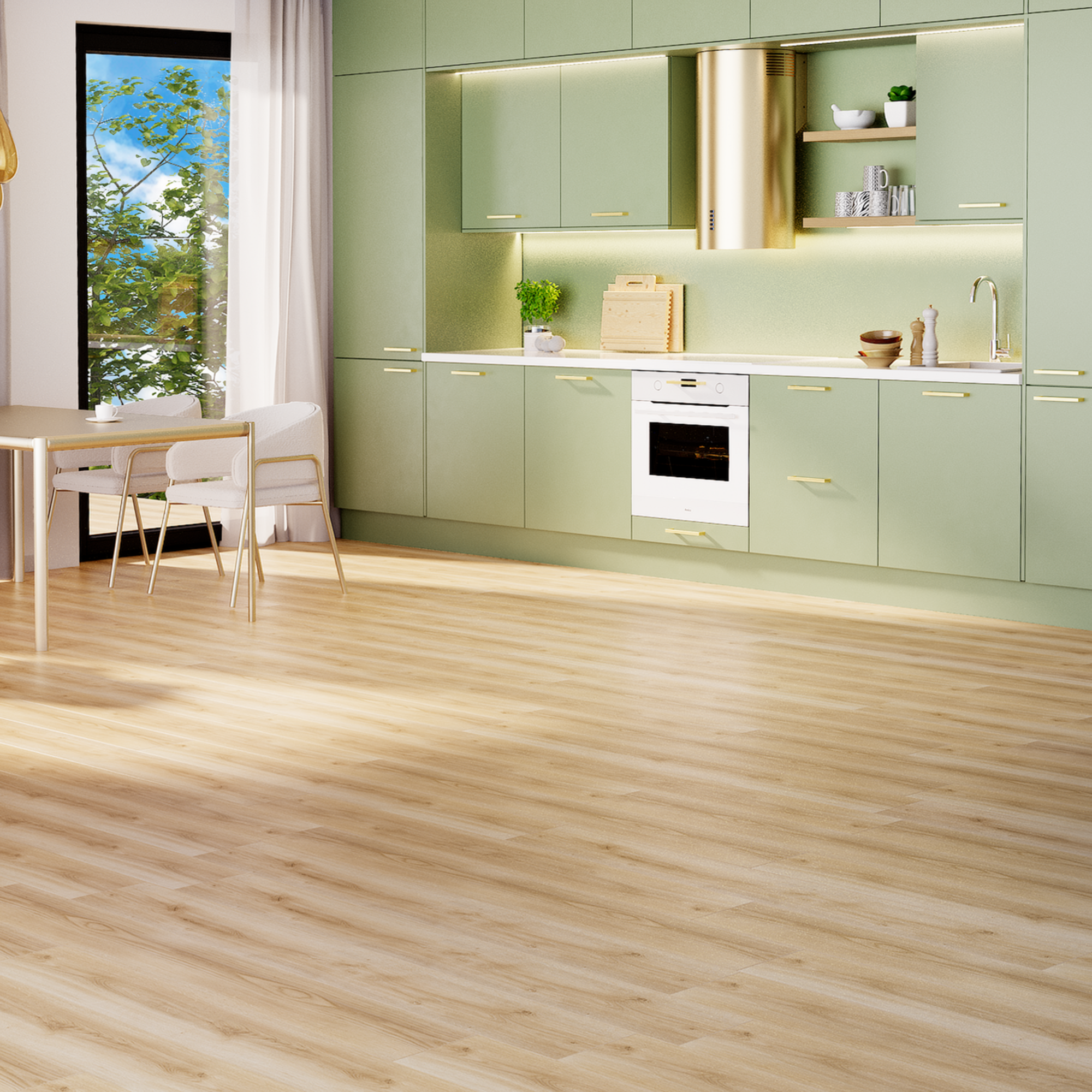  89298535
Panele podłogowe laminowane AC4 8 mm Weninger Dąb Merida