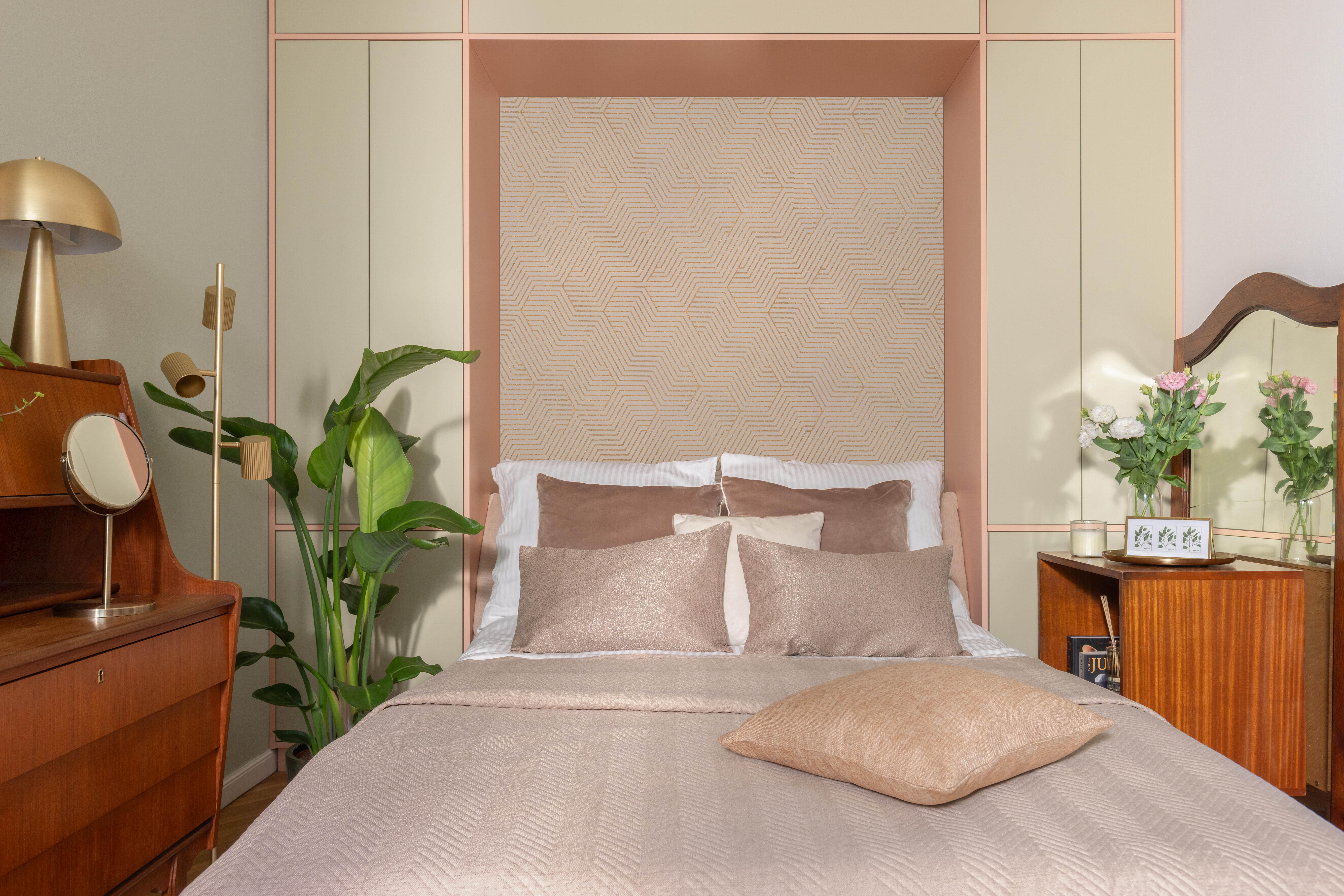 Poduszka welwetowa Gaja kremowa 45 x 45 cm - 7