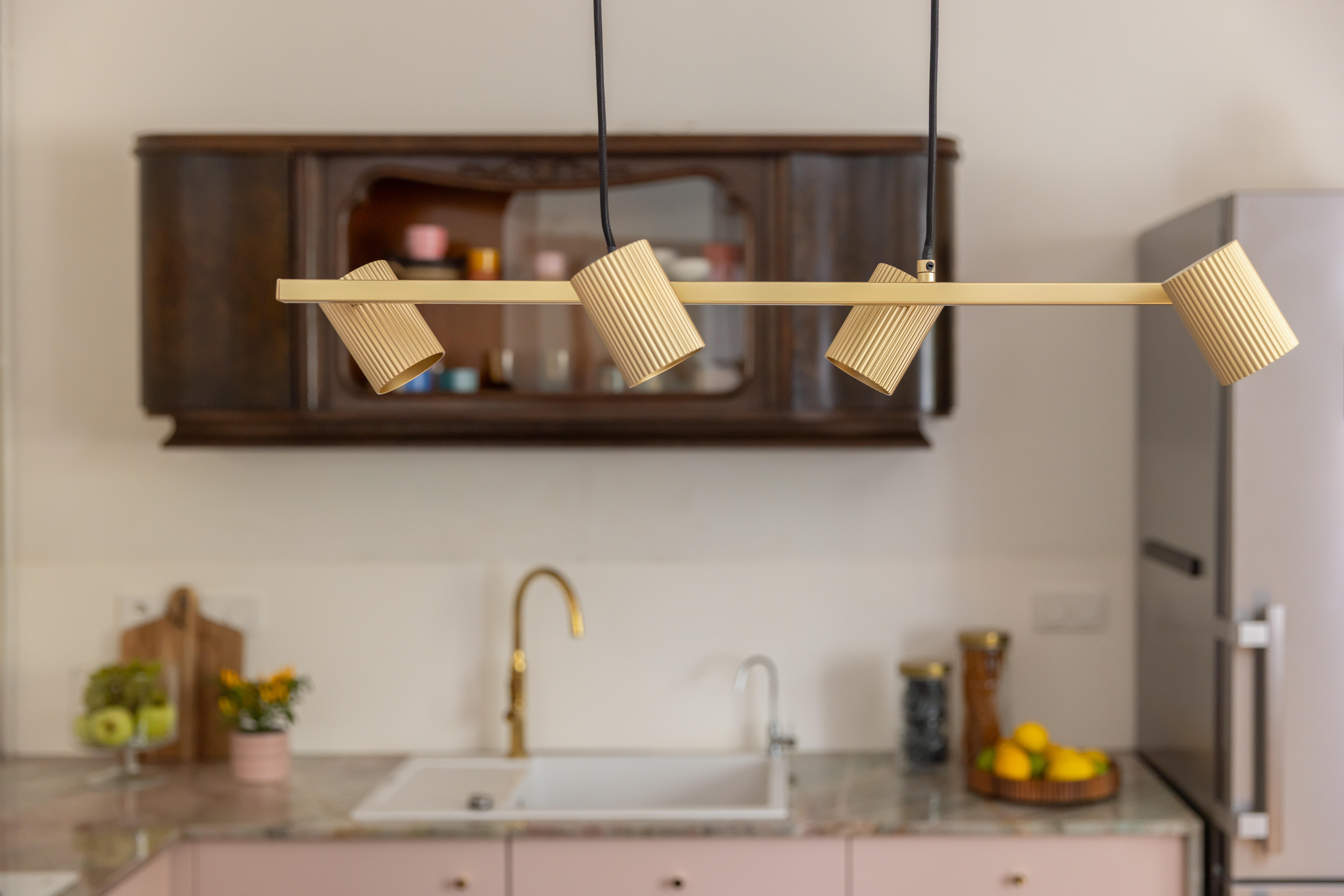 Lampa wisząca Fabio złota 4 x GU10 Inspire - 4