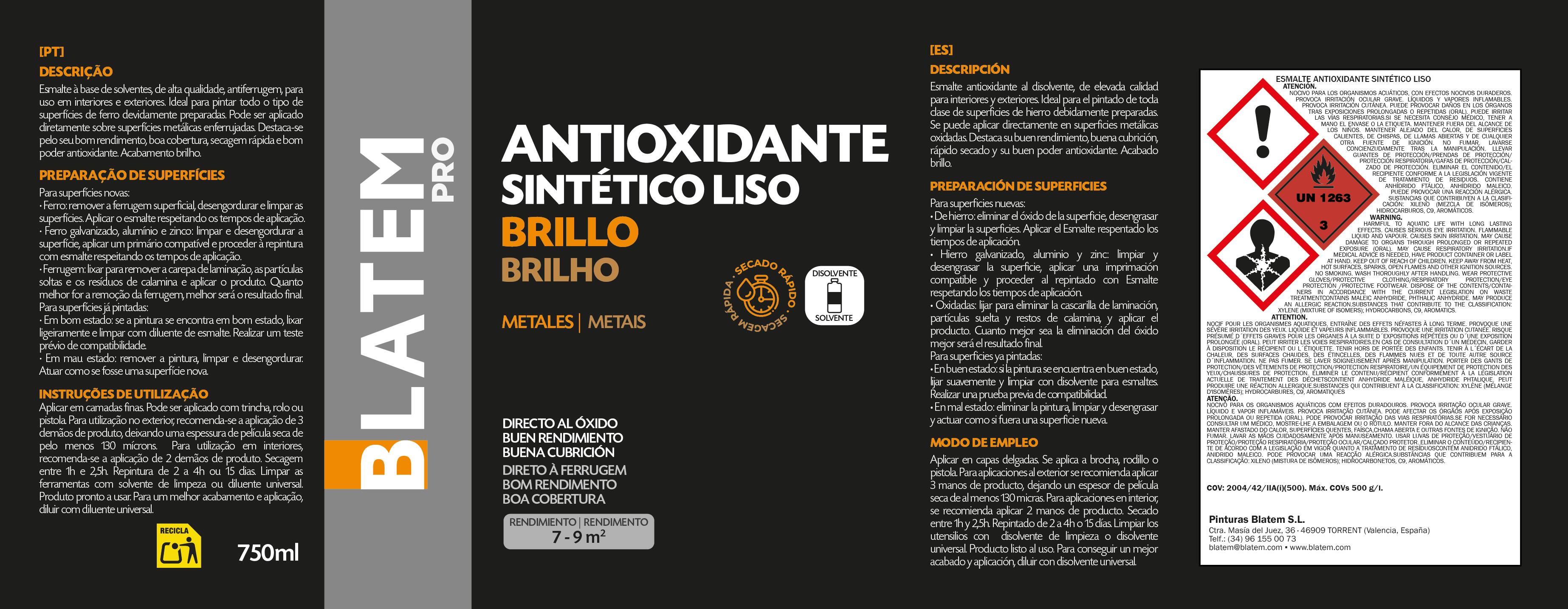 ESMALTE SINTETICO ANTIOXIDANTE BRILLANTE 750ML VERDE CARRUAJE - 3