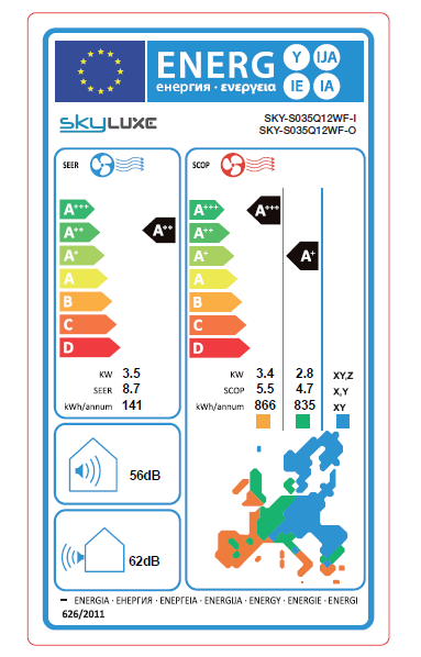 AIRE ACONDICIONADO WIFI SPLIT 3010 FRIGORIAS SKYLUXE - 5