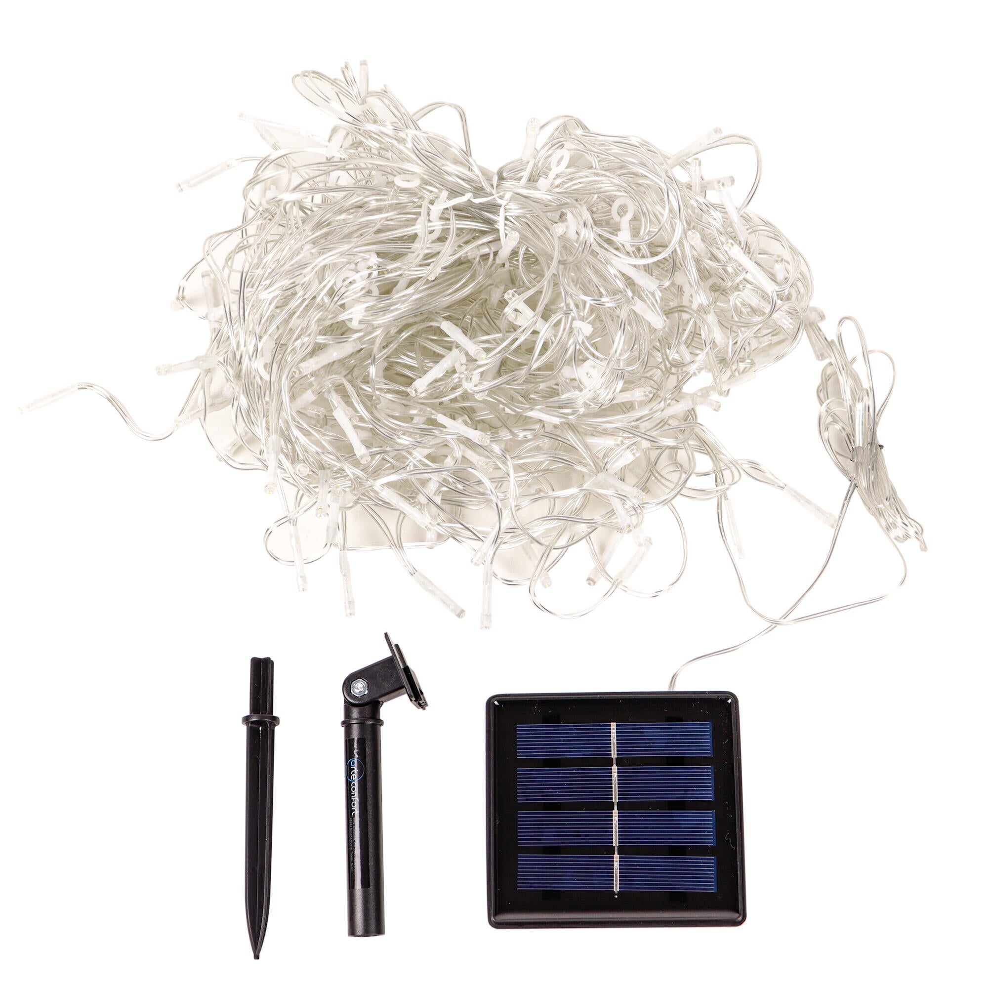 Guirnalda solar exterior LED blanco cálido con sensor crepuscular ARTE CONFORT Aurora 3m IP65 y 14h. autonomía - 10