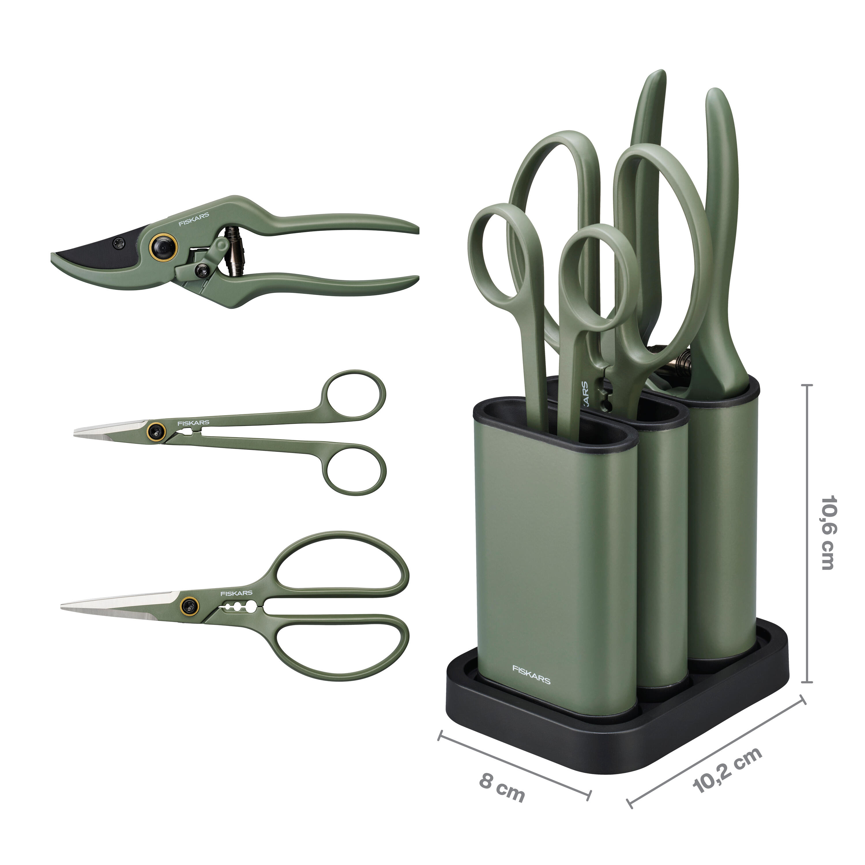 KIT DE TROIS OUTILS TAILLE AVEC POT - 7