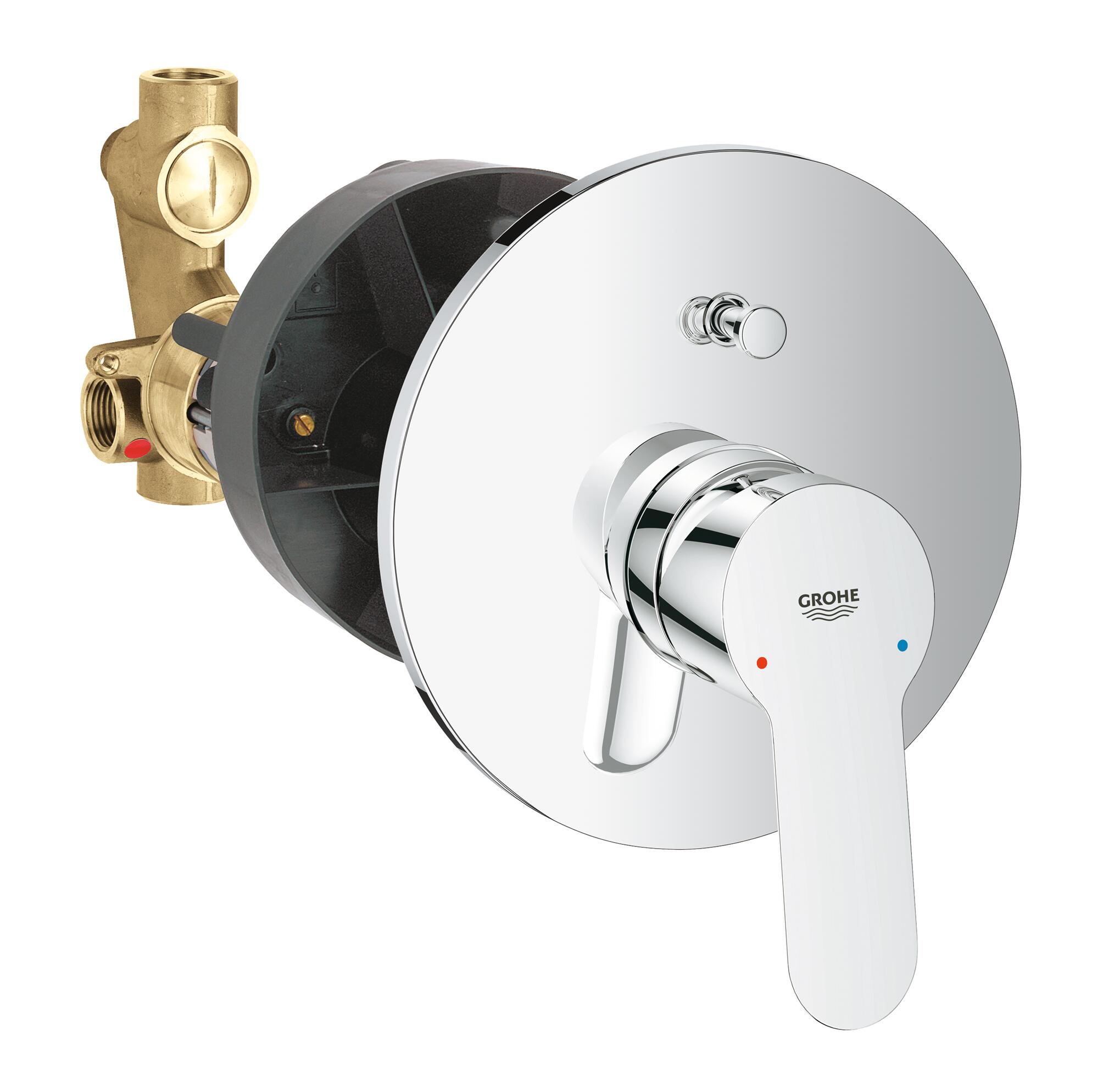Grohe Rubinetto per doccia ad incasso monocomando BAUEDGE argento lucido