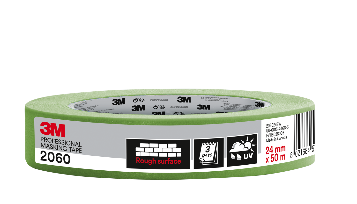 Cinta de pintor pro superficies rugosas 3m 24 mmx50m