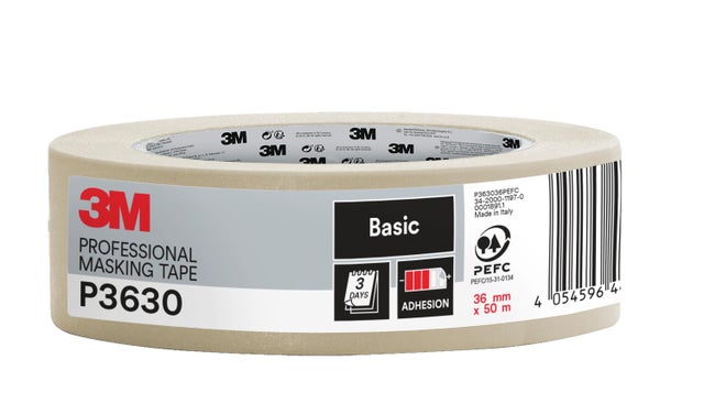 Cinta de pintor Pro basica 3M 36mmx50m