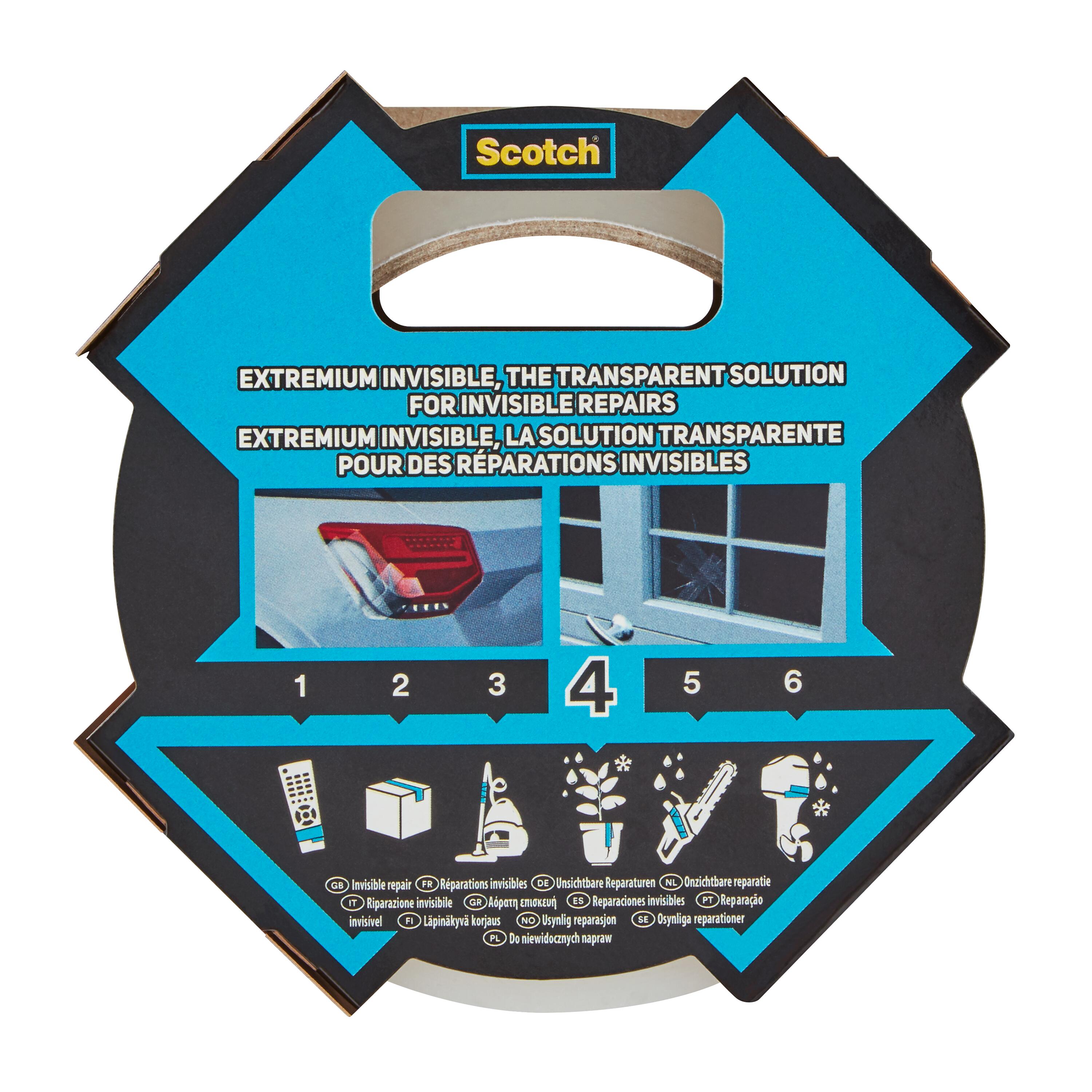 Cinta adhesiva extremium invisible Scotch 20mx48mm - 8