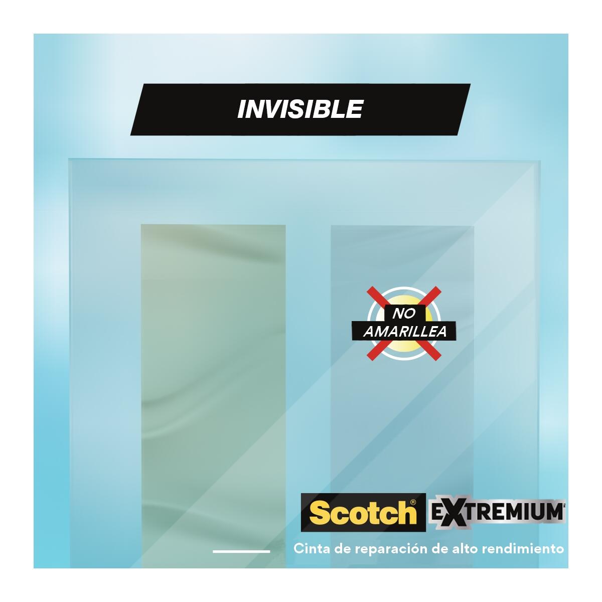 Cinta adhesiva extremium invisible Scotch 20mx48mm - 5