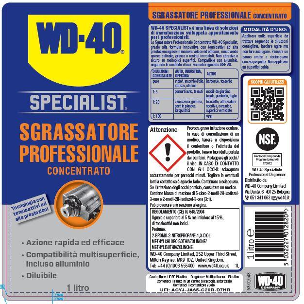 Detergente WD-40 SGRASSATORE CONCENTRATO liquido - 9