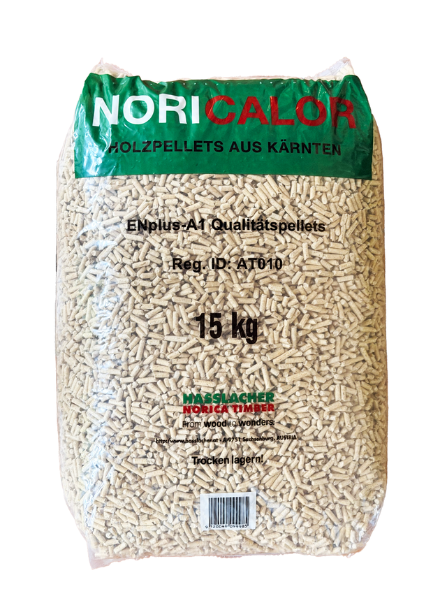 Pellet Noricalor in abete rosso ENplus A1 15 kg