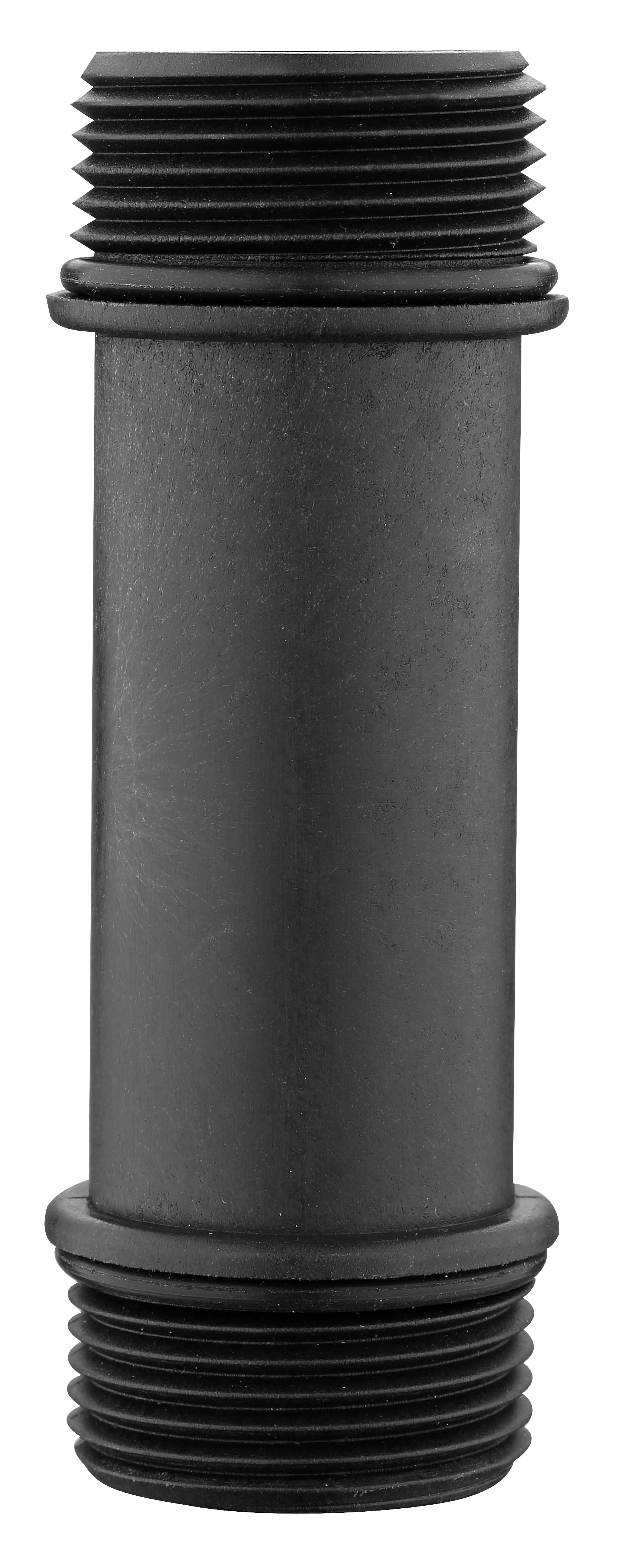Rallonge 10 cm mâle plastique à visser, g1