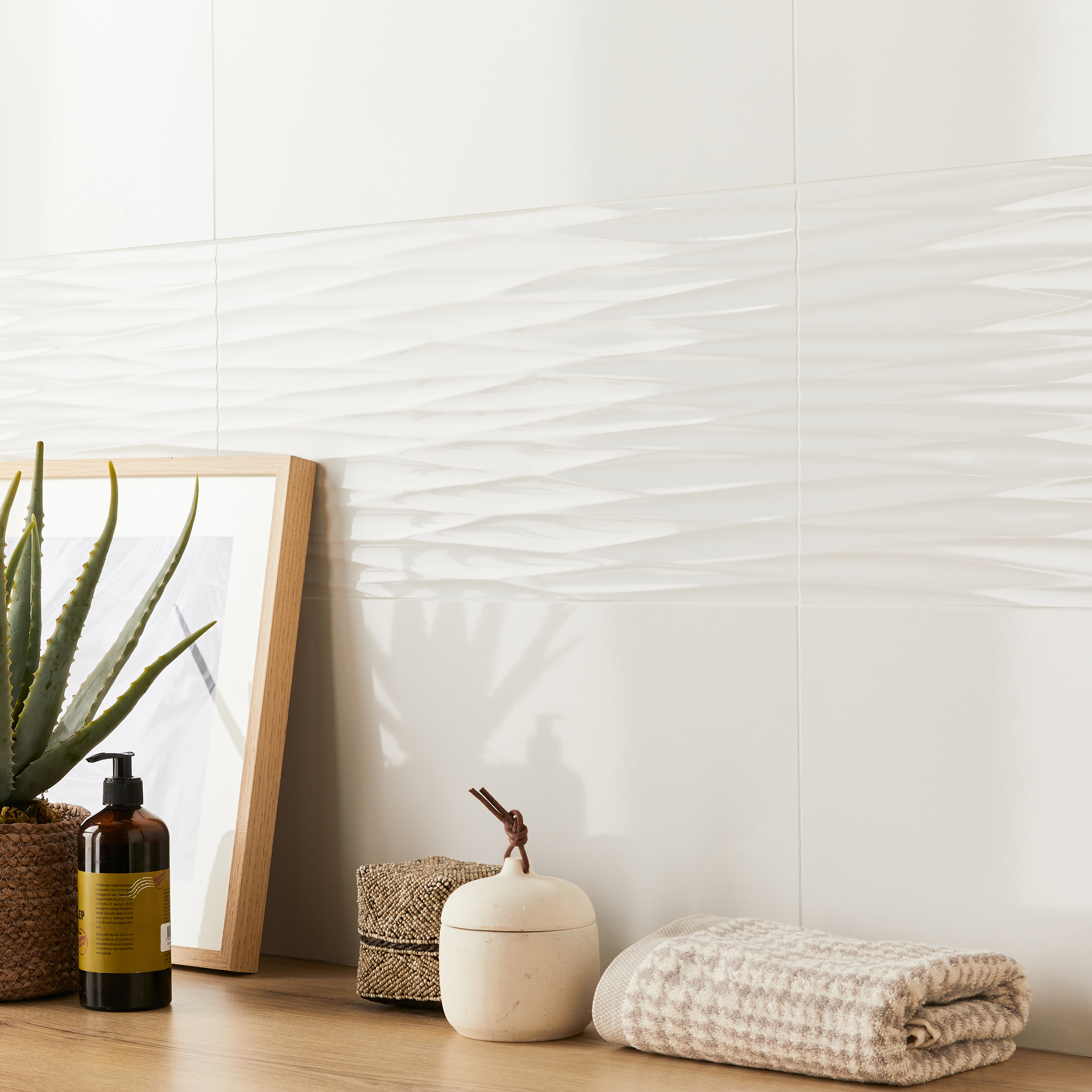 Revestimento cerâmico Artens Arctic branco brilho 30x60 cm - 9
